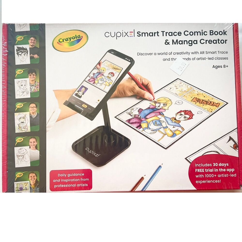 Crayola Cupixel Smart Trace Comic Book & Manga Creator – NEW, Unopened
